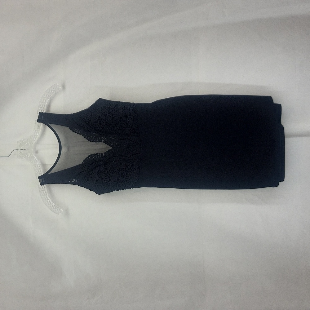 LULUS Fortune and Fame Black Lace Bodycon Dress